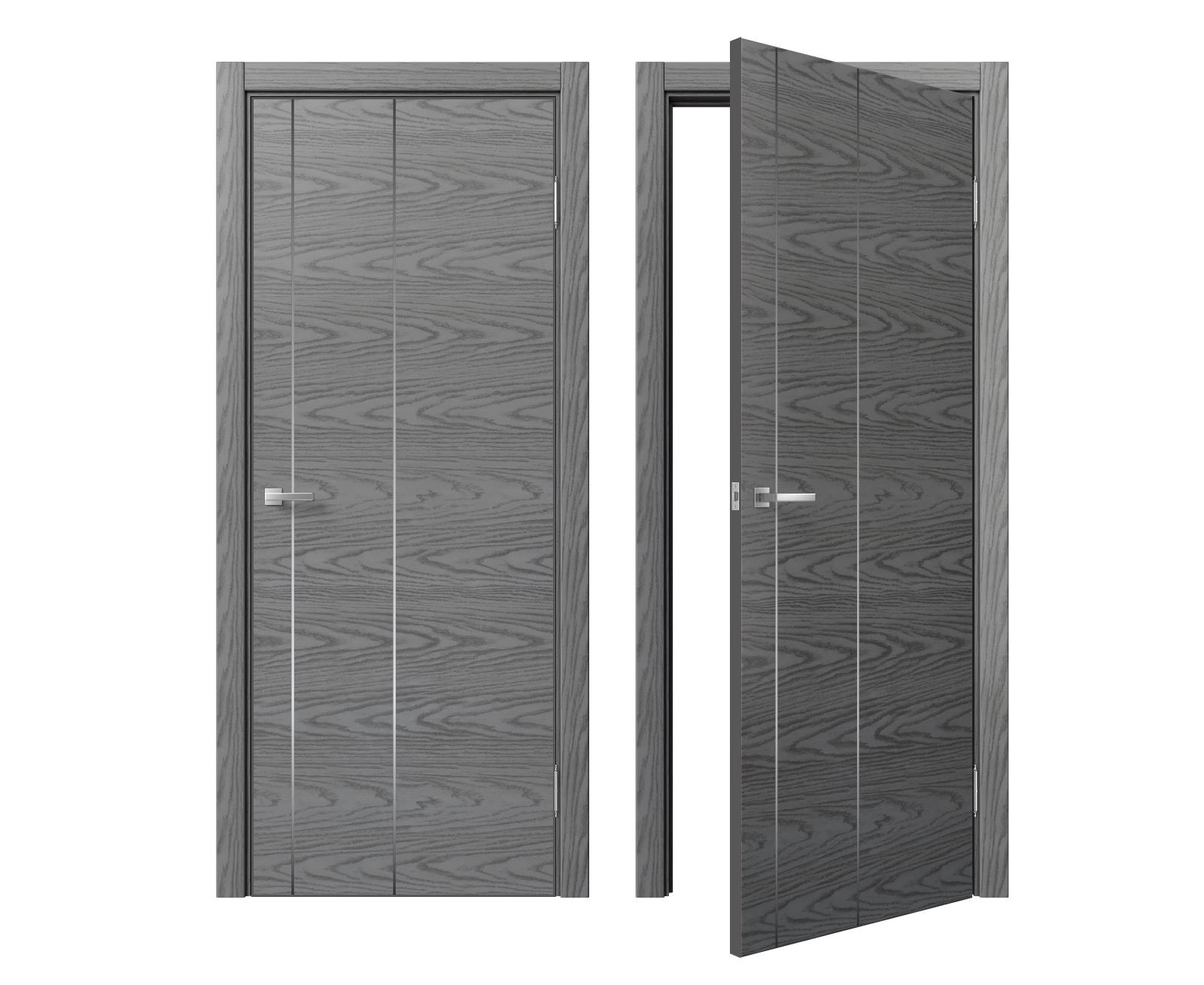 913_sofia_sky_oak_light_gray_black_kromka Межкомнатная дверь MDF-Techno Dominika Sky Oak 913 — изображение 1