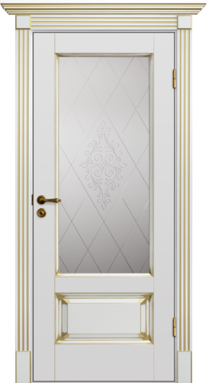 avalon-12-vitrazh-virsal-300x555-1 Межкомнатная дверь Динмар Авалон Патина 12 — изображение 1